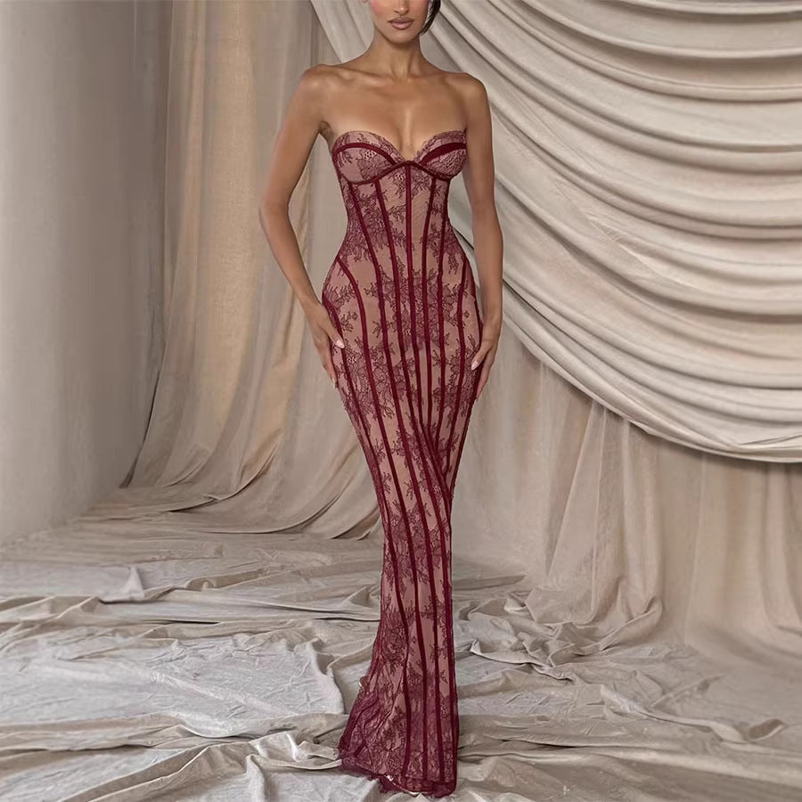 Nocturne Lace Corset Grown