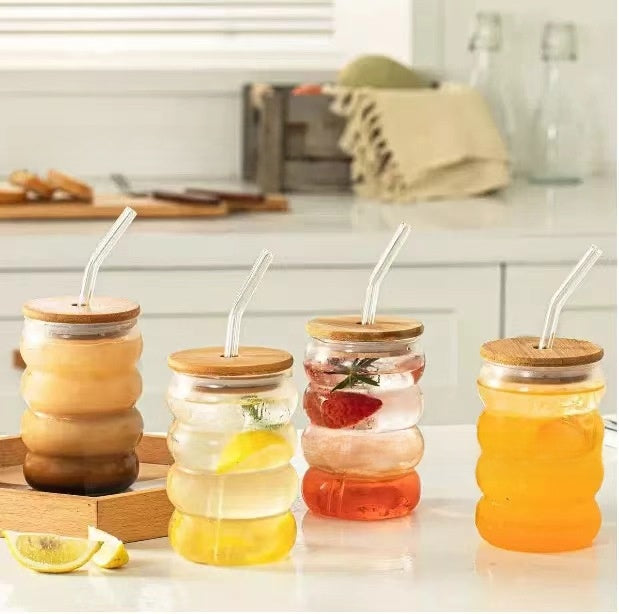 Bowlette Wavy Glass Tumbler