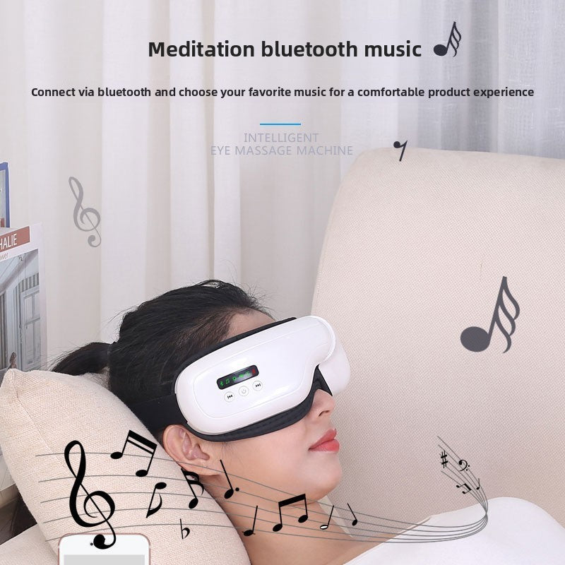Smart Bluetooth Eye Massager with Heat and Vibration