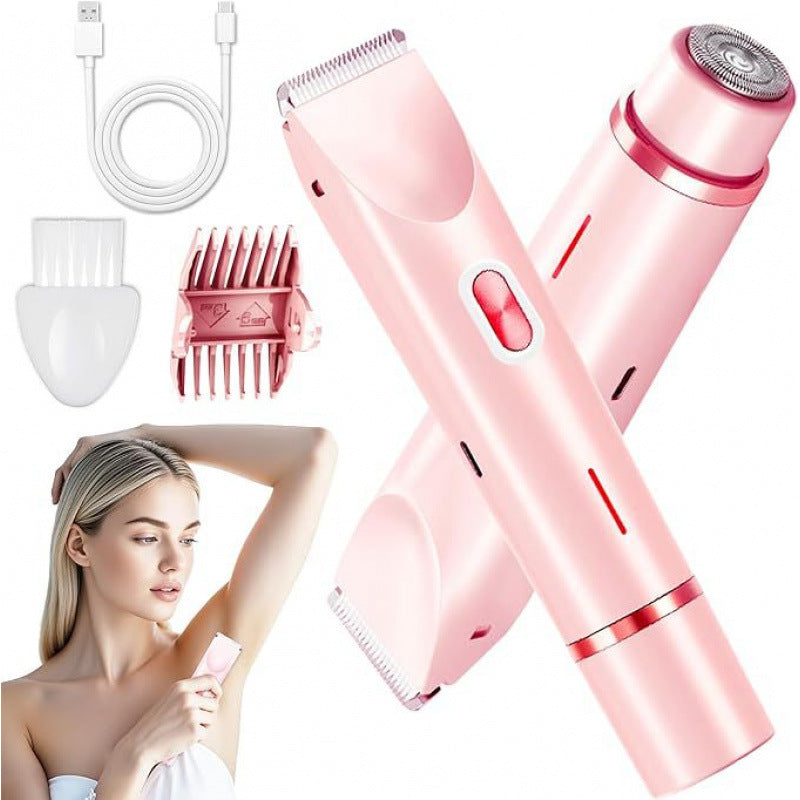 SilkGlow 2 -in-1 Waterproof Shaver & Trimmer