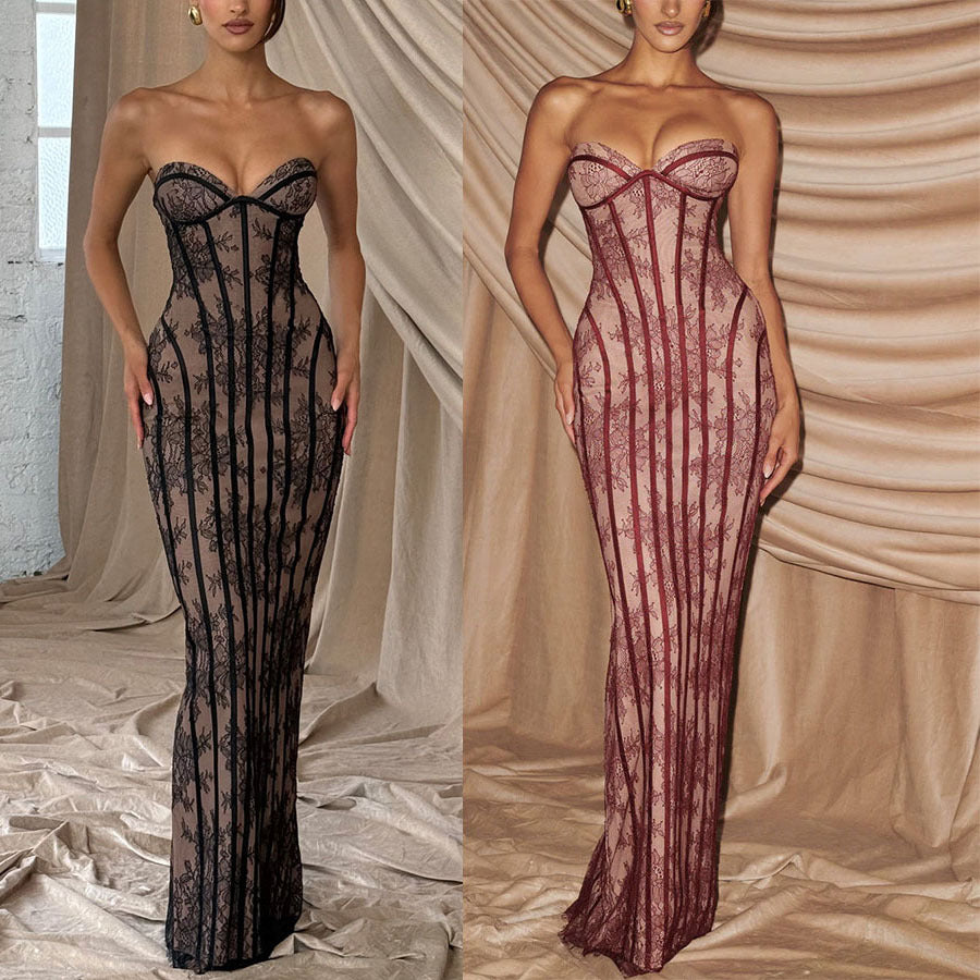 Nocturne Lace Corset Grown