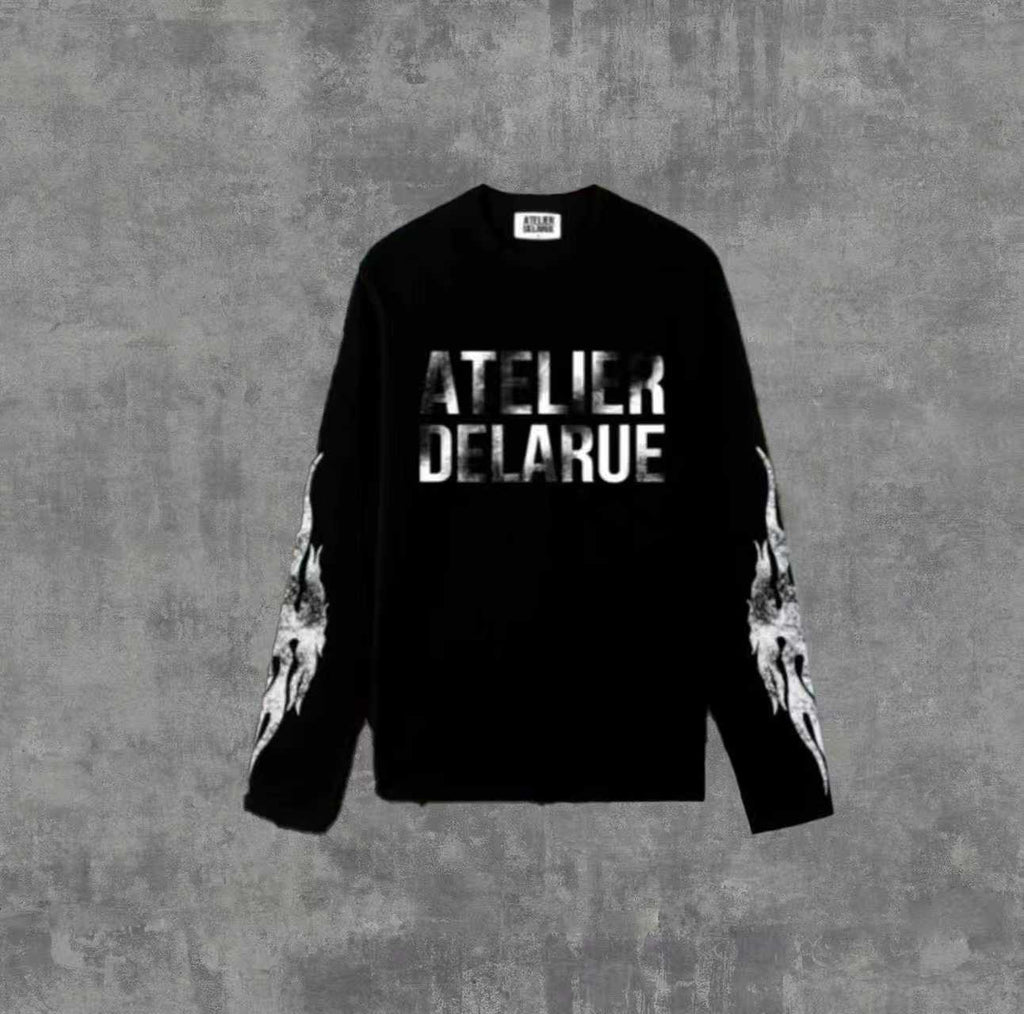 Rueflame Distressed Graphic Tee
