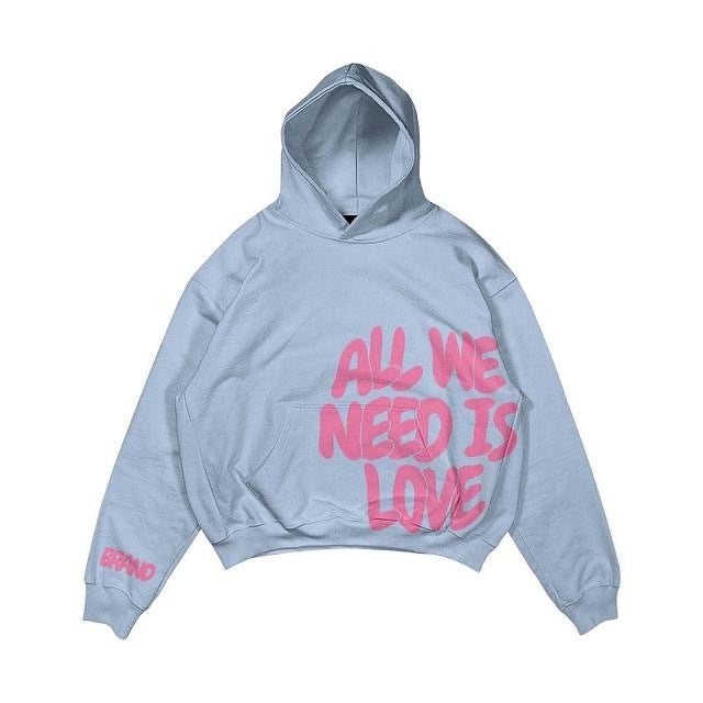 Noctra Stencil Print Hoodie