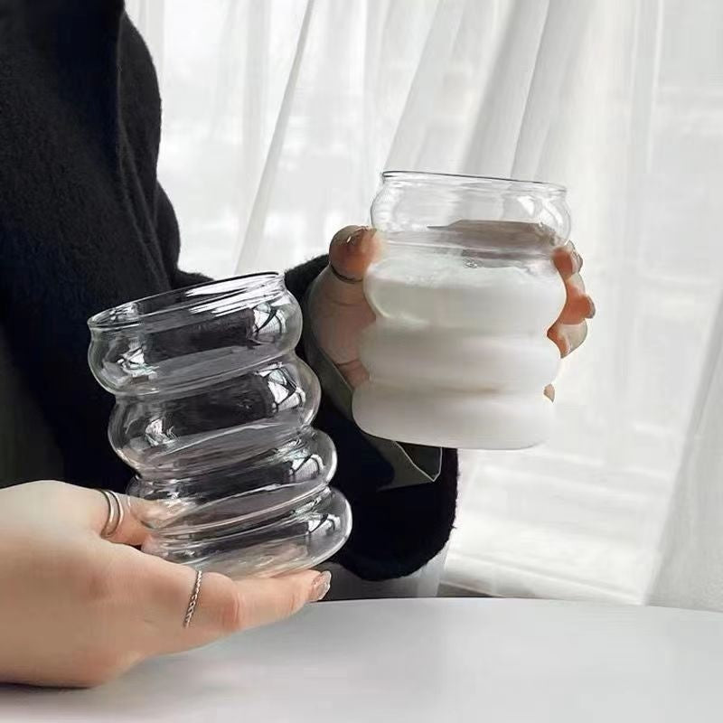 Bowlette Wavy Glass Tumbler