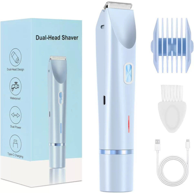 SilkGlow 2 -in-1 Waterproof Shaver & Trimmer