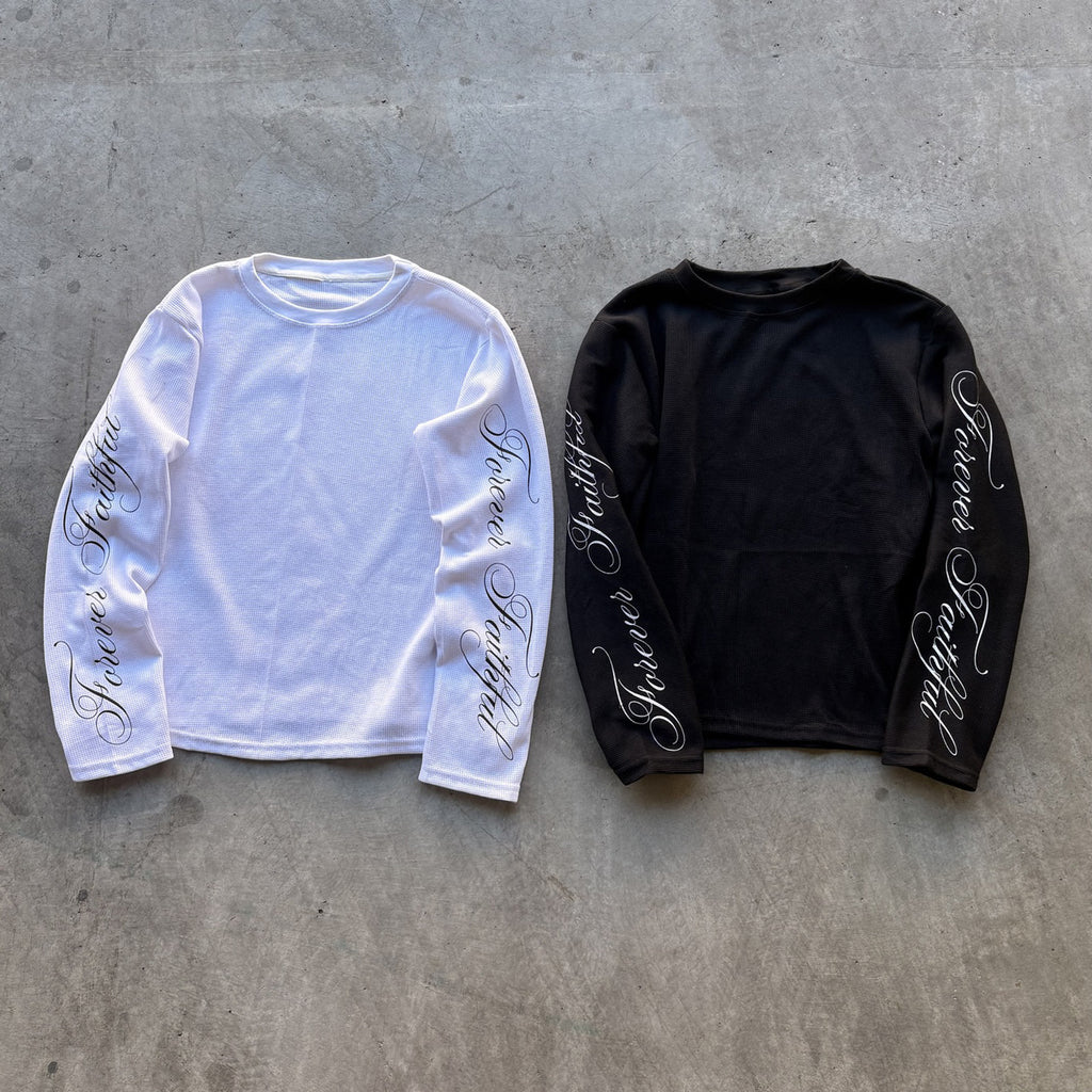 Faithline Script Waffle Tee