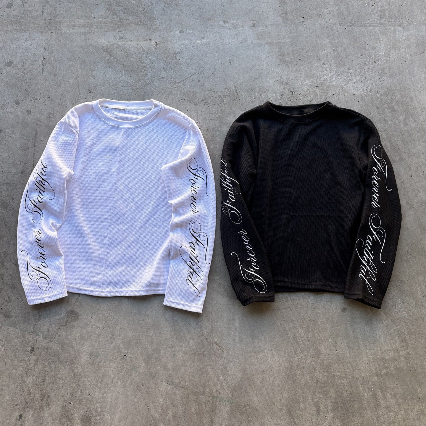 Faithline Script Waffle Tee