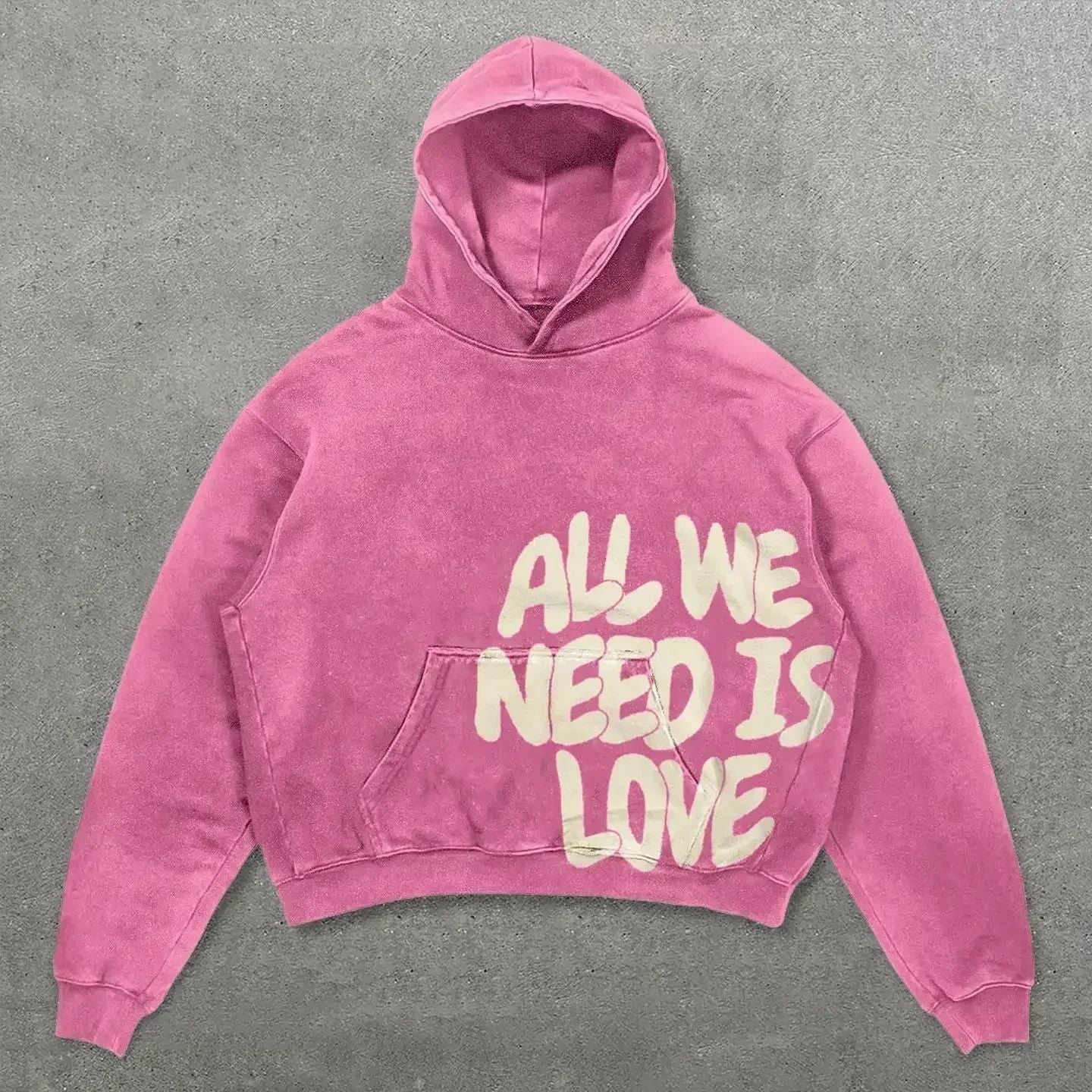 Noctra Stencil Print Hoodie