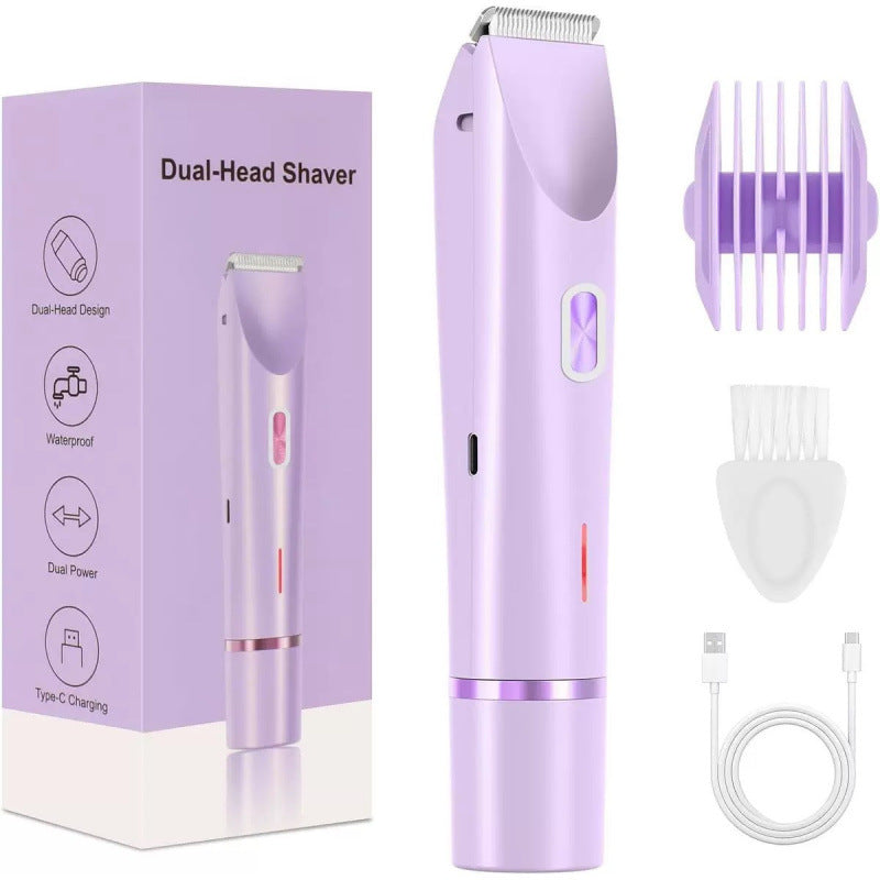 SilkGlow 2 -in-1 Waterproof Shaver & Trimmer