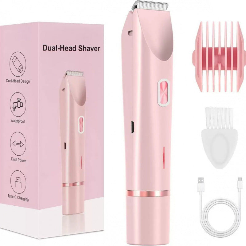 SilkGlow 2 -in-1 Waterproof Shaver & Trimmer