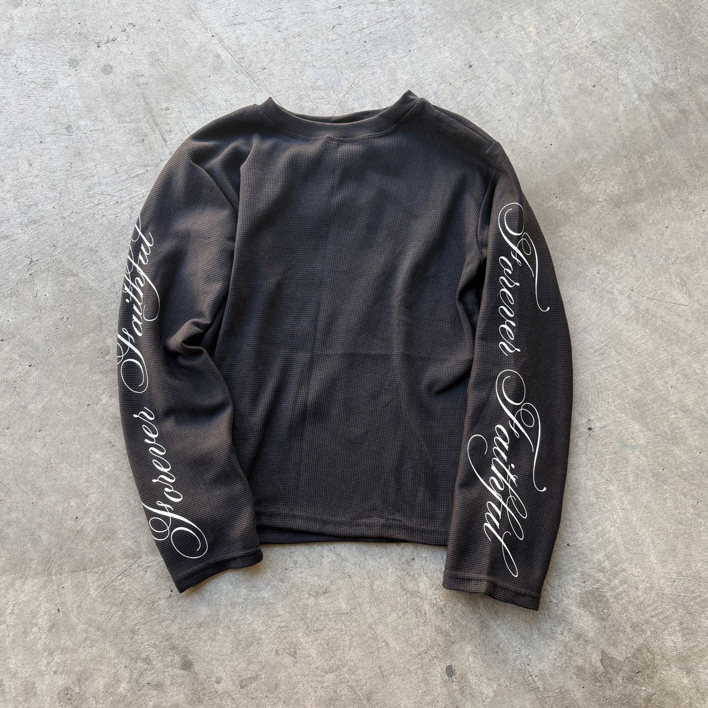 Faithline Script Waffle Tee