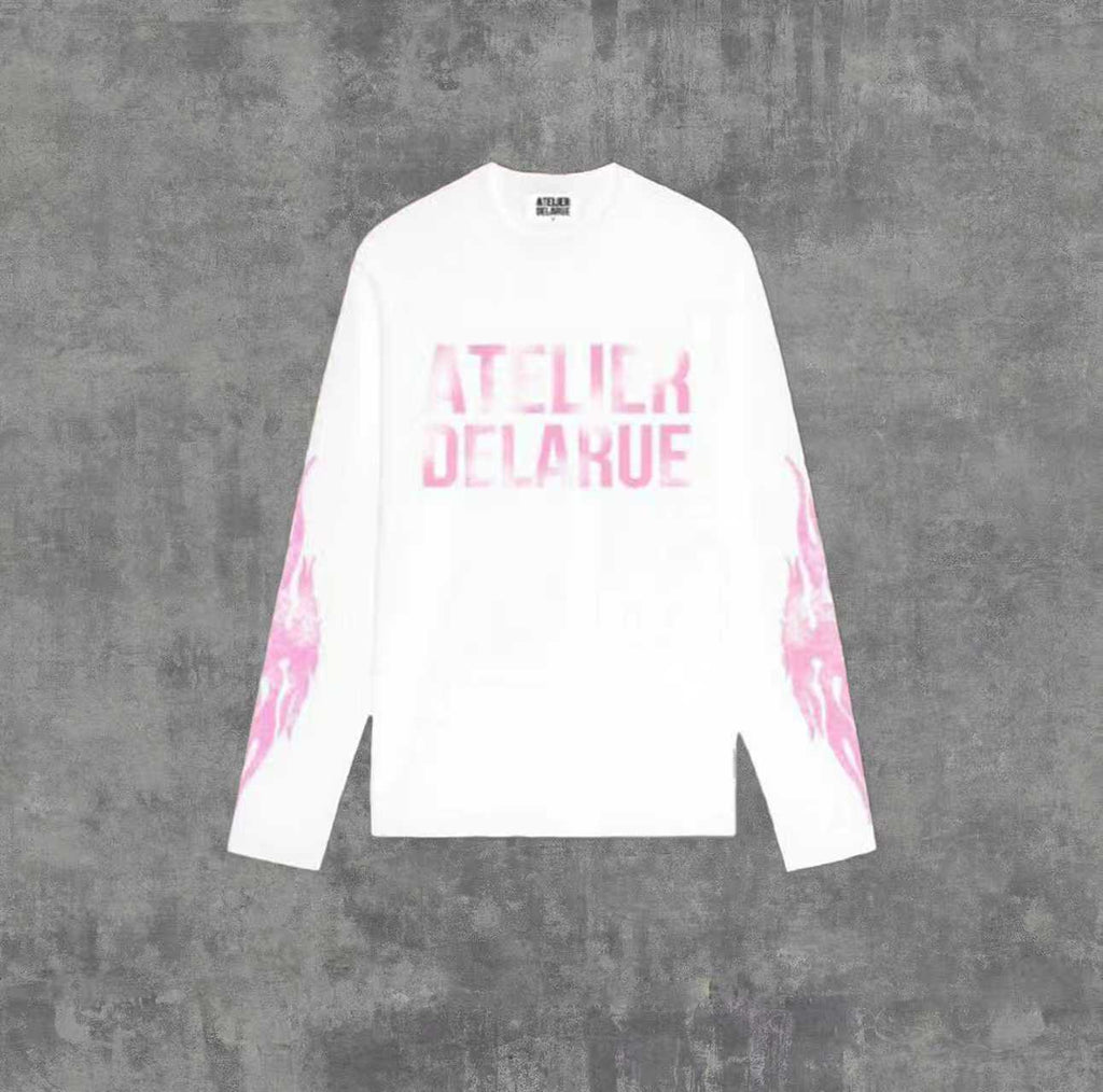 Rueflame Distressed Graphic Tee