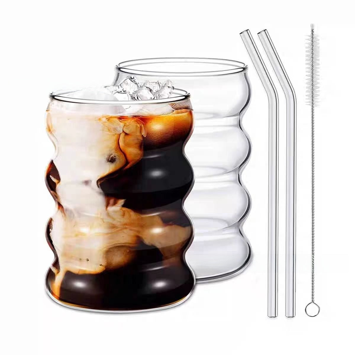 Bowlette Wavy Glass Tumbler