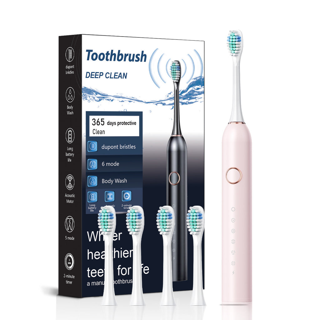 Home soft-bristle smart sonic toothbrush