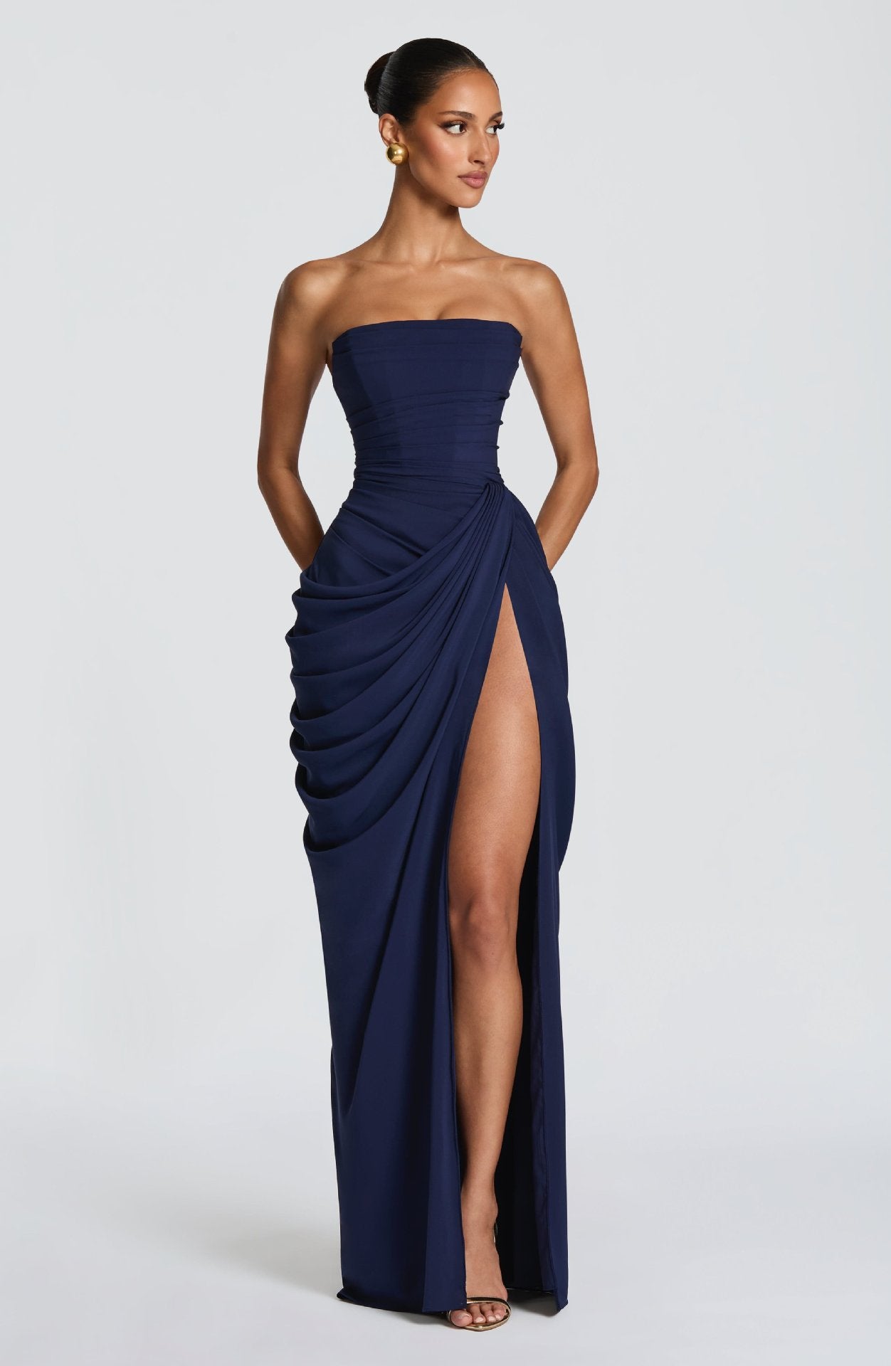Celeste Draped Gown
