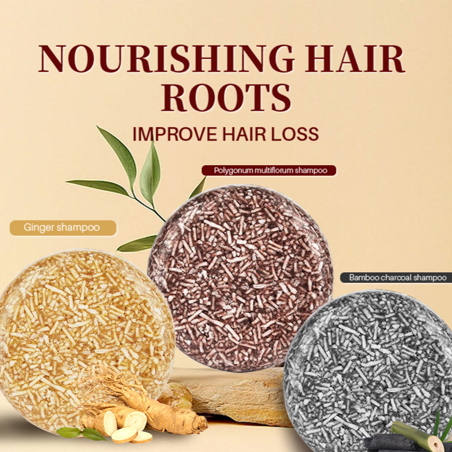 Natural Shampoo Soap Bar with Botanical Ingredients