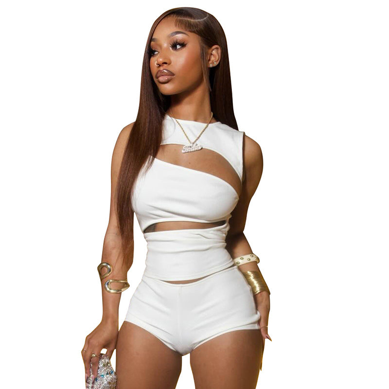 Sleeveless Women's Two-Piece Set